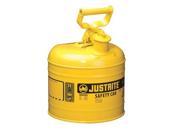 Type I Safety Can Yellow Justrite 7120200