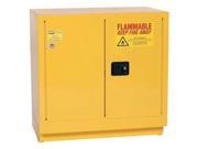 EAGLE 1971 Flammable Safety Cabinet 22 Gal. Yellow