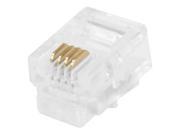 7269 Plug Modular RJ11 6P4C Solid Pk50