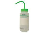 Lab Safety Supply Translucent Wash Bottle 16 oz. 6 Pack 24J910