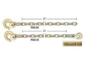 B A PRODUCTS CO. N711 3213 Chain Grade 70 5 16 Size 12 ft. 4700 lb.