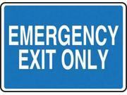 Emergency Exit Sign Accuform Signs MEXT440VS 7 Hx10 W