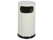 Side Opening Trash Can Almond Rubbermaid FGSO16EGLAL
