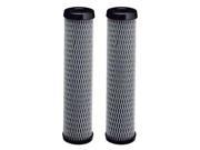 CULLIGAN D 10A Carbon Cartridge 9 3 4In 5 Mic 1PR