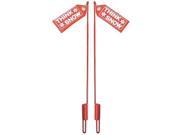 SNOWPLOW AFTERMARKET MANUFACTURING 6AHY6 Blade Guide Kit 25 In Red w Flag