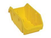 Double Hopper Cross Stacking Bin Yellow Quantum Storage Systems QP1887YL