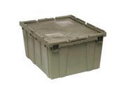 QUANTUM STORAGE SYSTEMS QDC2820 15 Attached Lid Container 4.00 cu ft Gray