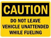 LYLE U4 1183 RA_14X10 Safety Sign Do Not Leave Vehicle 10in.H