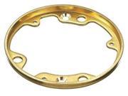 HUBBELL WIRING DEVICE KELLEMS S5016 Round Brass Cover Flange