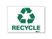Recycling Sign Lyle U1 1028 RD_7X5 7 Hx5 W