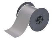 Brady 4 x 100 ft. Adhesive Label Tape Roll Gray B30C 4000 595 GY