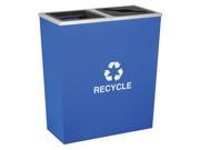 28 Recycling Receptacle Recycling Station Blue Tough Guy TG RC MTR 2 RBL