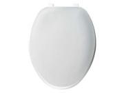 Bemis Plastic Toilet Seat Elongated 18 7 16 Closed Front White 170 000