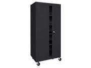 SANDUSKY LEE TA4R362472 09 Mobile Storage Cabinet Welded Black G0454478