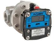 FLOMEC OM015S003 222G5 Flowmeter Oval Gear 990 psi 1 2 in. G6225475