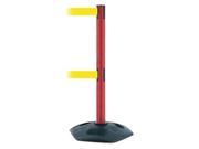 TENSABARRIER 886T2 21 MAX NO Y5X C Barrier Post with Belt 13 ft. L Yellow