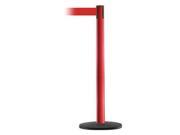 TENSABARRIER 889B 33 21 MAX NO R5X C Barrier Post with Belt 13 ft. L Red