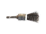 WESTWARD 35XN47 Drill End Brush 3 4 In Coarse Crimped G0705400