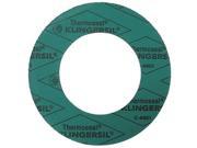 THERMOSEAL 4401RG 0150 125 0400 Flange Gasket 4 in. 1 8 in. Green G1859868