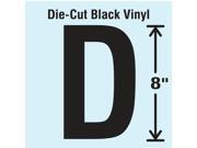 STRANCO INC DBV SINGLE 8 D Die Cut Letter Label D