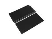 5PCS 12 x 5.6 DIY Adhesive Texture Carbon Fiber Film Sticker Black for Auto