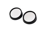 Auto Car Safety 2 Adhesive Rearview Blind Spot Mirror Black 2 Pieces