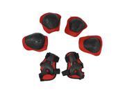 Unique Bargains 6Pcs Multi Extreme Sports Body Protective Gear Wrist Elbow Knee Pad Set Protector For Kids