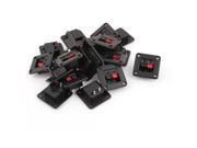 Unique Bargains 20 Pcs 42mm x 42mm 2 Positions Push in Jack Spring Load Audio Speaker Terminals