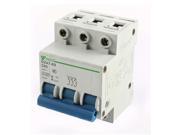 Unique Bargains AC 400V 63A 3 Poles ON OFF Switch Miniature Circuit Overload Breaker Protector