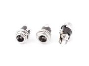 3pcs 5.5 mm x 2.1mm DC Power Jack Socket Female Adapter Connector