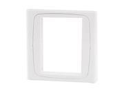 Unique Bargains House White Plastic 3 Gang Switch Socket Panel Blank Wall Plate 86x86mm Unique Bargains House White Plastic 3 Gang Switch Socket Panel Blank Wall Plate 86x86mm
