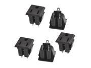 5 Pieces 3 Pin Terminals Power Socket US Socket AC 125V 15A