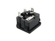 Rectangle Shape IEC320 C14 Plug Power Socket AC250V 10A