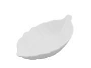 Leaf Shape Plastic Serving Dish Plate 16 x 9 x 3cm