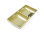 Household Plastic Rectangle Shaped Soy Sauce Mustard Dipping Dish Plate