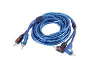 2RCA 2RCA Cable Cord for Car Audio System Home Theater 4.5 Meter Blue