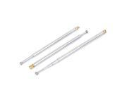 3pcs 385mm Long 5 Section Telescopic Antenna Aerial Mast for RC Radio Controller