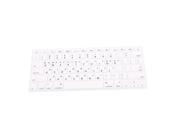 Korean Silicone Keyboard Skin Cover White for Apple Macbook Air 13 15 17