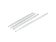 4pcs 11050mm Metal Rod 7 Sections Telescopic Antenna Aerial for TV Radio Control