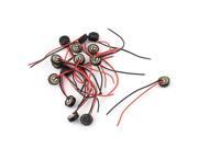 15 Pcs 4.5mm x 2mm Wire Cable MIC Capsule Electret Condenser Microphone