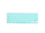Korean Silicone Keyboard Skin Cover Light Blue for Apple Macbook Air 13 15 17
