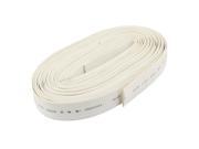 15mmx10m Heat Shrink Wire Wrap Tubing Electrical Connection Cable Sleeve White