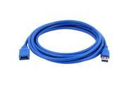 3Meters 10Ft SuperSpeed USB 3.0 Type A Male to Female Data Extension Cable Blue