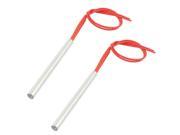 AC 220V 400W 100x8mm Single End Cartridge Heater Heating Element 2pcs