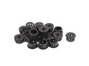 20pcs 16mm Mounted Dia Snap in Cable Hose Bushing Grommet Protector