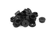 Cable Hose 25mm Mount Dia Snap in Webbed Bushing Harness Grommet Protector 20pcs