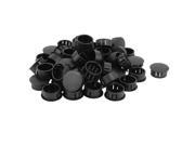 SKT 22 Plastic 22mm Dia Snap in Type Locking Hole Plugs Button Cover 50pcs