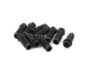 10 Pcs 39mm x 10.5mm x 7.5mm Strain Relief Cord Boot Protector Cable Sleeve Hose
