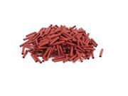 25mm Long Electrical Connection Cable Sleeve Heat Shrink Wrap Tubing Red 350Pcs