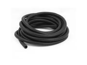 16mm x 13mm Flexible Bellows Hose Pipe Wire Protect Corrugated Tube 7M Black